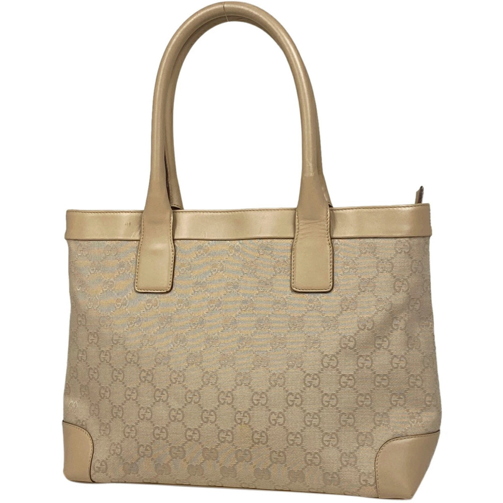 Gucci GG tote bag handbag canvas beige